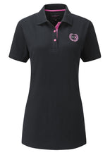 Load image into Gallery viewer, Womens Polo Shirt - Black - Work Kit Girl