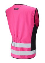 Load image into Gallery viewer, Womens See Me Hi Vis Pink Waistcoat/Vest - Pink - Work Kit Girl