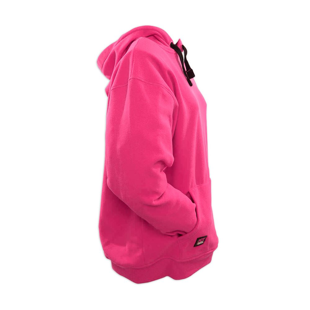 Womens Supersoft Fleece Hoodie - Pink - Work Kit Girl